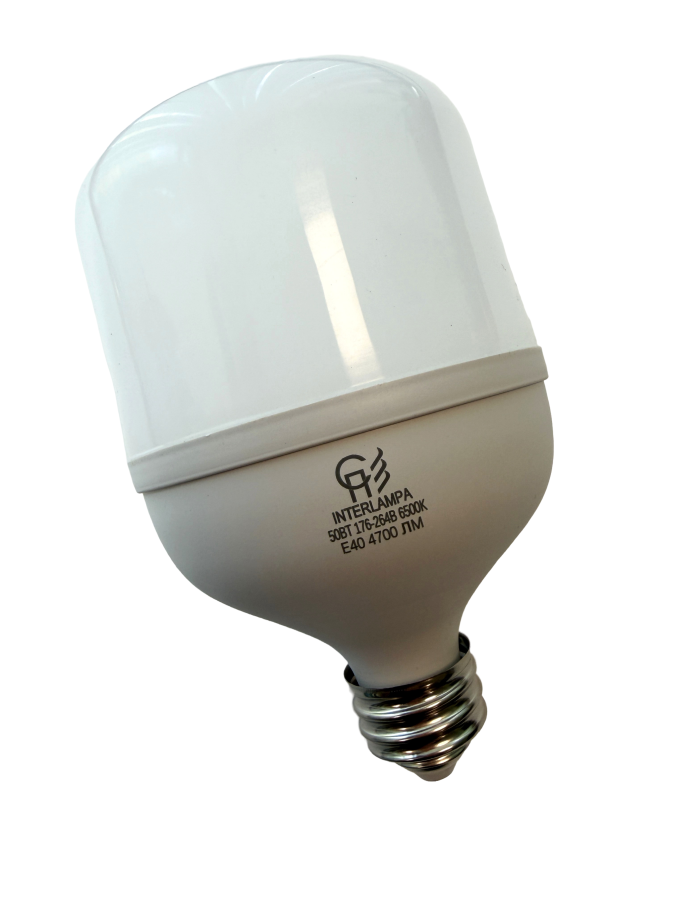 50 W LED (176-264 V) 6500К 4700 Лм Е27/Е40