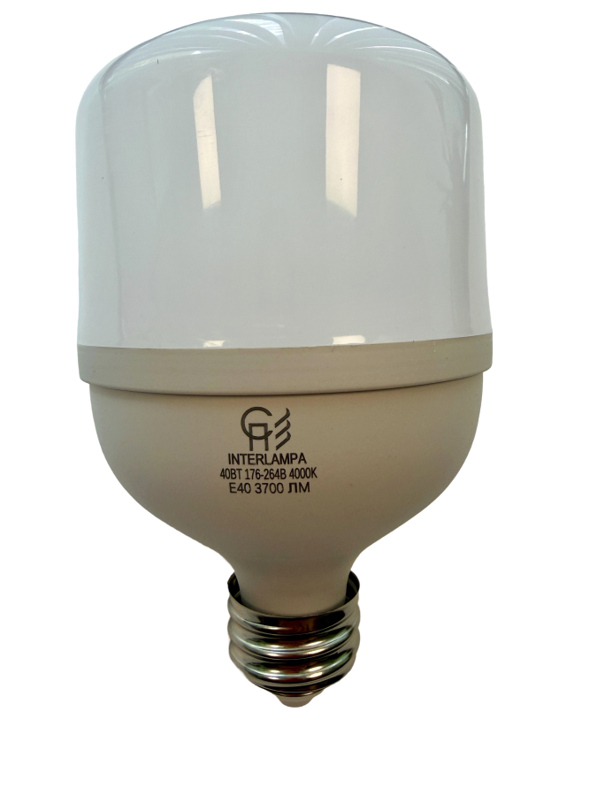 40 W LED (176-264 V) 4000К 3700 Лм Е27/Е40
