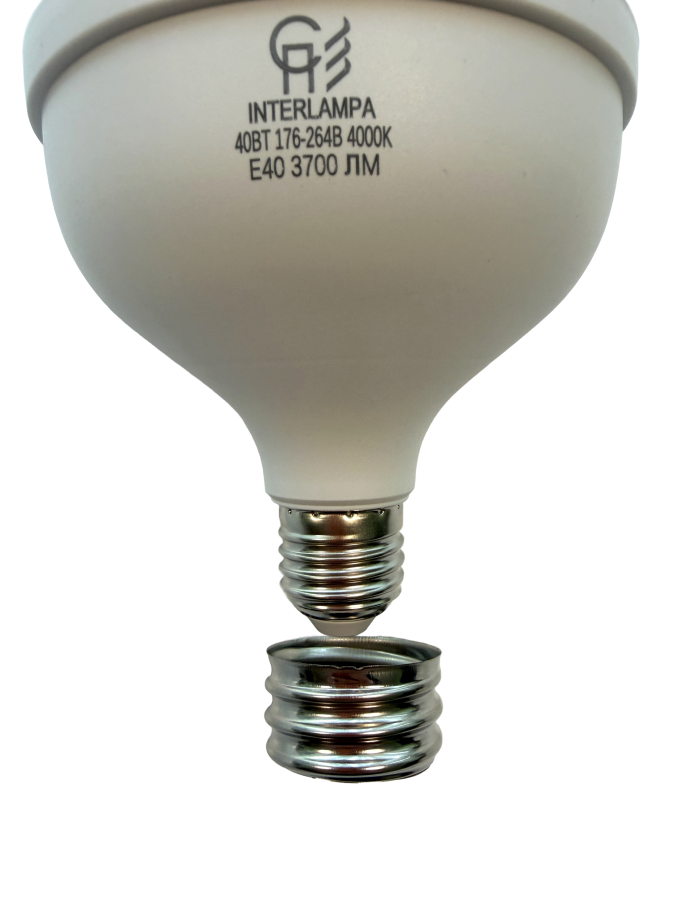 40 W LED (176-264 V) 4000К 3700 Лм Е27/Е40