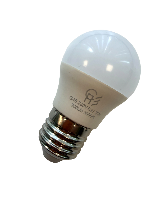 LED лампа E27 3W 3000K 230V